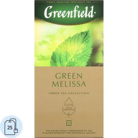 Чай Greenfield Green Melissa зеленый  25 пакетиков